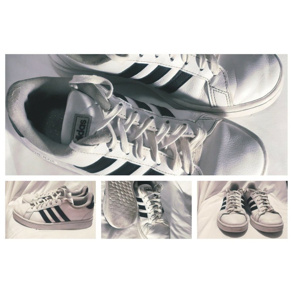 Women Size 6 Adidas Grand Court Footwear White 2019 clean sneakers, tennis shoe